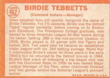Birdie Tebbetts  baseball card collectible - Main Image 2