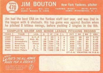 Jim Bouton  baseball card collectible - Main Image 2