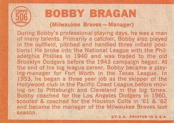 Bobby Bragan  baseball card collectible - Main Image 2