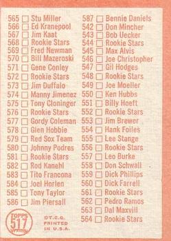 7th Series Checklist: 507-587  baseball card collectible - Main Image 2