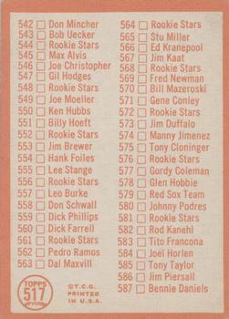 7th Series Checklist: 507-587  baseball card collectible - Main Image 2