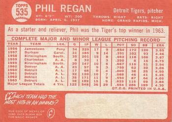 Phil Regan  baseball card collectible - Main Image 2