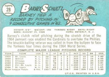 Barney Schultz  baseball card collectible - Main Image 2