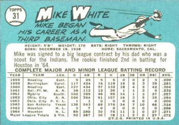Mike White  baseball card collectible - Main Image 2