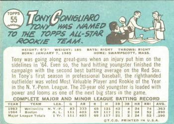 Tony Conigliaro  baseball card collectible - Main Image 2