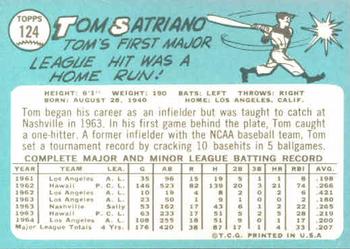 Tom Satriano  baseball card collectible - Main Image 2