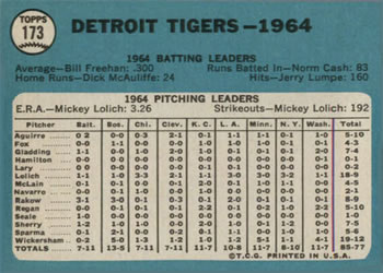 Detroit Tigers  baseball card collectible - Main Image 2
