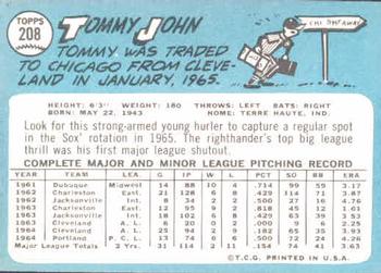 Tommy John  baseball card collectible - Main Image 2