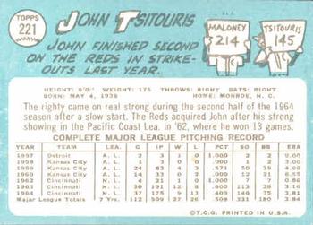 John Tsitouris  baseball card collectible - Main Image 2