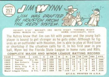 Jim Wynn  baseball card collectible - Main Image 2