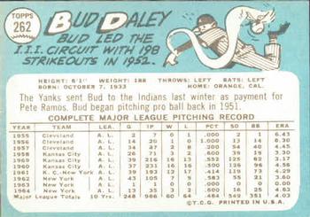 Bud Daley  baseball card collectible - Main Image 2