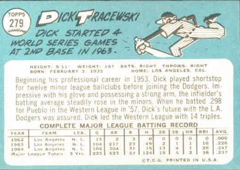 Dick Tracewski  baseball card collectible - Main Image 2
