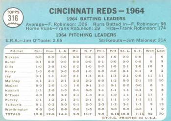 Cincinnati Reds  baseball card collectible - Main Image 2