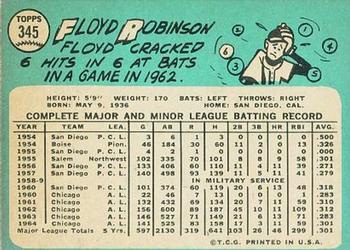 Floyd Robinson  baseball card collectible - Main Image 2