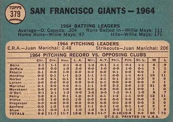 San Francisco Giants  baseball card collectible - Main Image 2