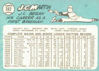 J.C. Martin  baseball card collectible - Main Image 2