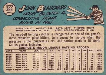 John Blanchard  baseball card collectible - Main Image 2