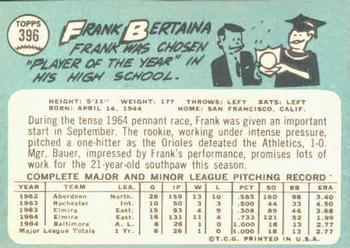 Frank Bertaina  baseball card collectible - Main Image 2