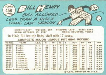 Bill Henry  baseball card collectible - Main Image 2