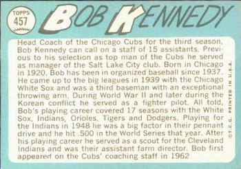Bob Kennedy  baseball card collectible - Main Image 2