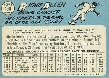 Richie Allen  baseball card collectible - Main Image 2