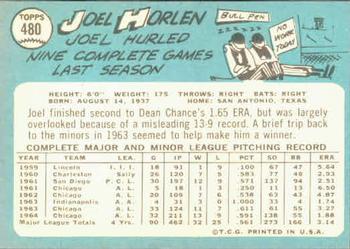 Joel Horlen  baseball card collectible - Main Image 2