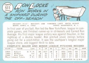 Ron Locke  baseball card collectible - Main Image 2