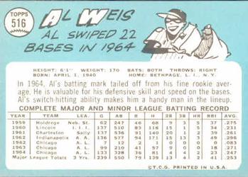 Al Weis  baseball card collectible - Main Image 2