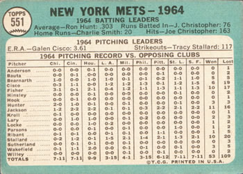 New York Mets  baseball card collectible - Main Image 2