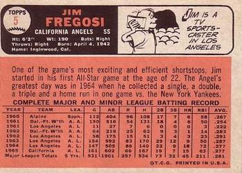 Jim Fregosi  baseball card collectible - Main Image 2