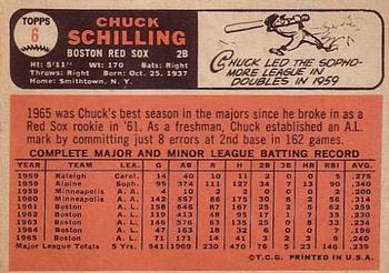 Chuck Schilling  baseball card collectible - Main Image 2