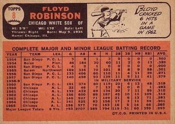 Floyd Robinson  baseball card collectible - Main Image 2