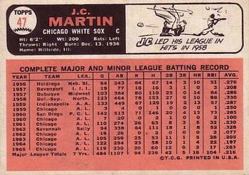 J.C. Martin  baseball card collectible - Main Image 2