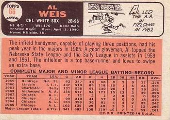 Al Weis  baseball card collectible - Main Image 2