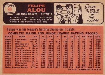 Felipe Alou  baseball card collectible - Main Image 2