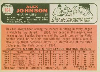 Alex Johnson  baseball card collectible - Main Image 2