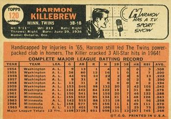 Harmon Killebrew  baseball card collectible - Main Image 2