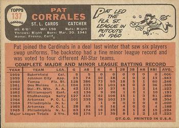 Pat Corrales  baseball card collectible - Main Image 2