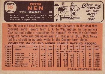 Dick Nen  baseball card collectible - Main Image 2