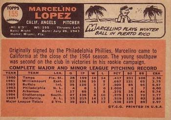Marcelino Lopez  baseball card collectible - Main Image 2
