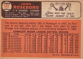 John Roseboro  baseball card collectible - Main Image 2