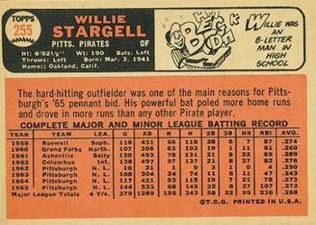 Willie Stargell  baseball card collectible - Main Image 2