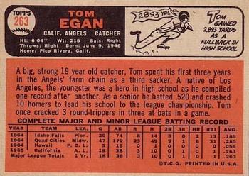 Tom Egan  baseball card collectible - Main Image 2
