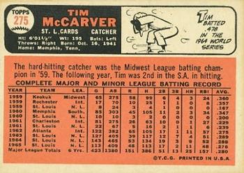 Tim McCarver  baseball card collectible - Main Image 2