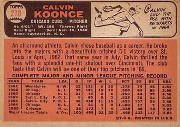 Calvin Koonce  baseball card collectible - Main Image 2