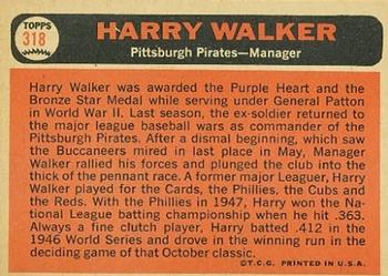 Harry Walker  baseball card collectible - Main Image 2