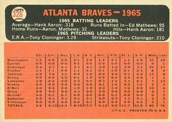 Atlanta Braves  baseball card collectible - Main Image 2