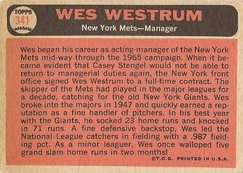 Wes Westrum  baseball card collectible - Main Image 2