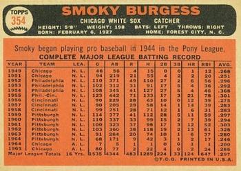 Smoky Burgess  baseball card collectible - Main Image 2
