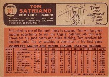 Tom Satriano  baseball card collectible - Main Image 2